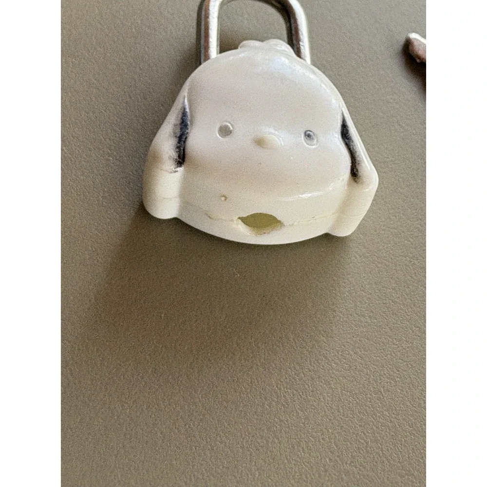 Vintage White‎ Pochacco Mini Lock with Keys